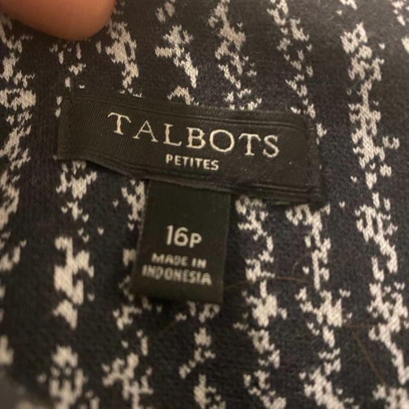 Talbots, BELL SLEEVE GALA GLEN PLAID SHEATH DRESS, size 16petite - Picture 5 of 7